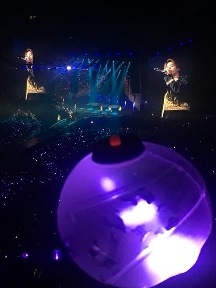 Mya in 2018 going bats, bulb & all, for BTS